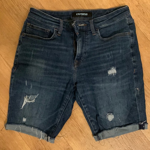 Express Other - Men’s ripped jeans shorts